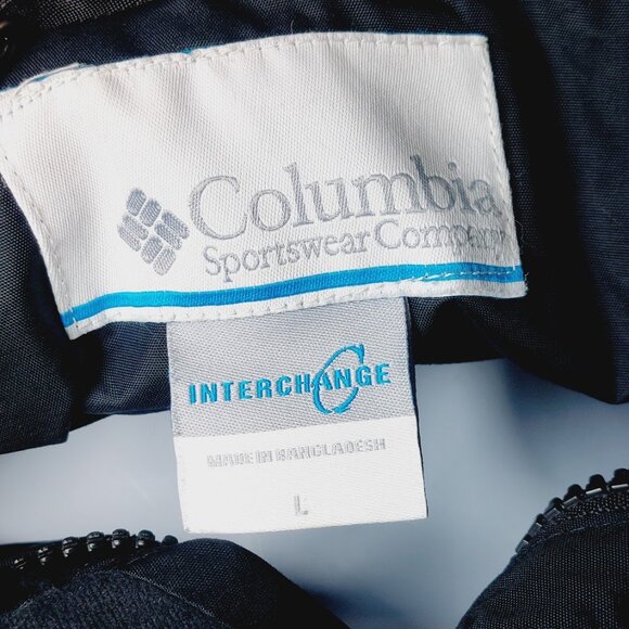 Columbia Men's Black Gray Versatile Triple Interchange Snow Windbreaker Jacket L - Picture 12 of 13